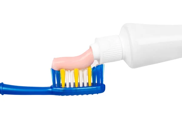 Toothbrush and paste — Stock Photo, Image
