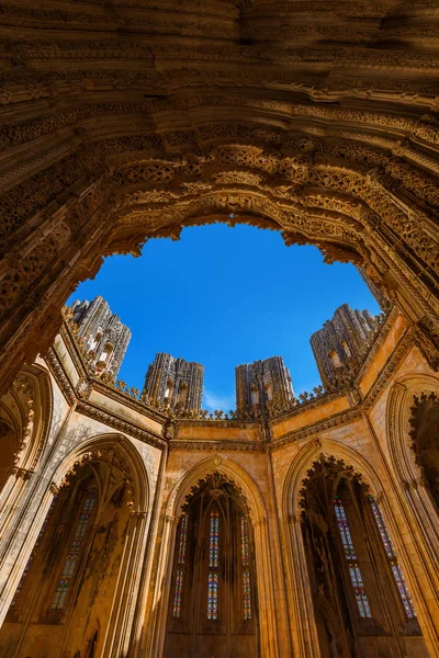 바 탈 랴 수도원-포르투갈에 있는 미완성된 채 플 — 스톡 사진