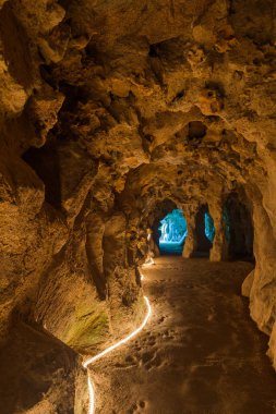 Underground tunnel in Castle Quinta da Regaleira clipart
