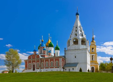 Kolomna Kremlin 'deki kiliseler - Moskova bölgesi - Rusya