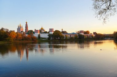 Moskova Rusya 'daki Novodevichiy manastırı