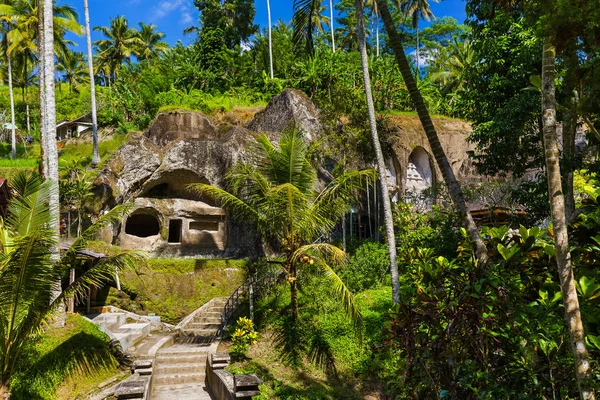 Ganung Kawi tapınakta Bali Adası - Endonezya
