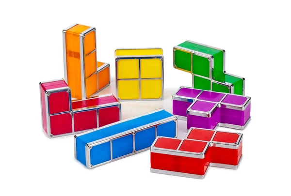 Μπλοκ Tetris παιχνίδι — Φωτογραφία Αρχείου