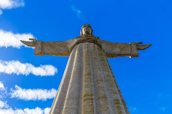 Il monumento di Cristo Rei di Gesù Cristo Lisbona Portogallo — Foto Stock