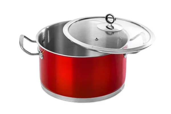 Red steel pan — Stock Photo, Image