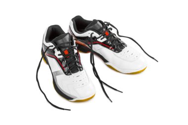 Spor spor ayakkabı beyaz arka plan üzerinde izole