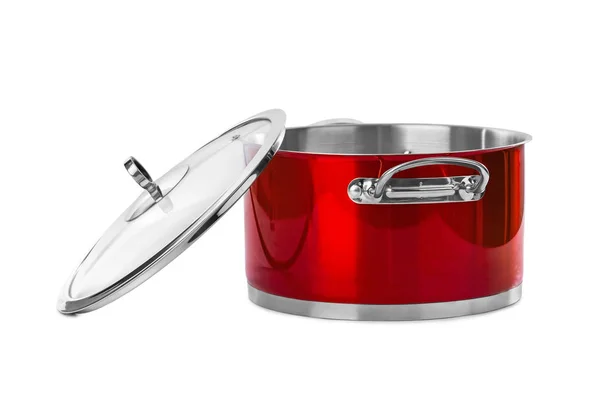 Red steel pan — Stock Photo, Image