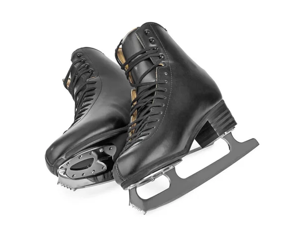 Black figure skates — Stock Photo, Image