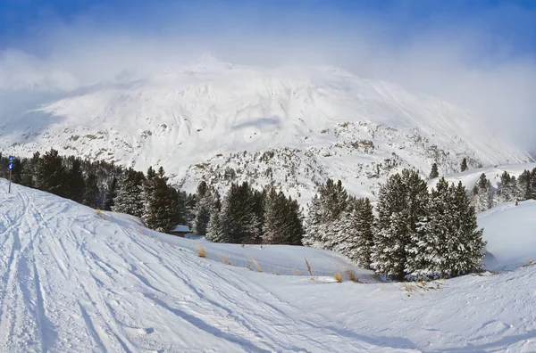 Station de ski de montagne Obergurgl Autriche — Photo