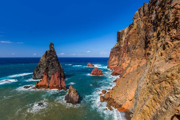 Мыс Понта-де-Сао-Лоуренко - Мадейра-Португалия — стоковое фото