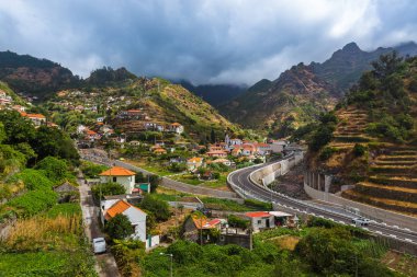 Dağ köyü Serra de Aqua - Madeira Portekiz