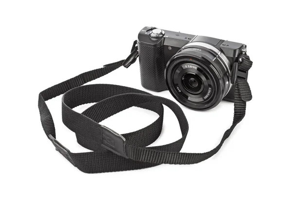 Mirrorless photo camera — Stock Photo, Image