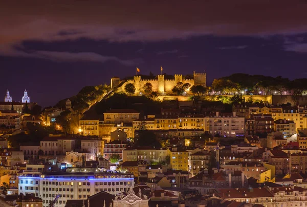 Saint George - Lizbon Portekiz Kalesi — Stok fotoğraf