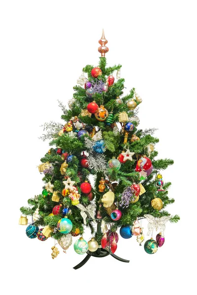 Arbre de Noël décoré — Photo