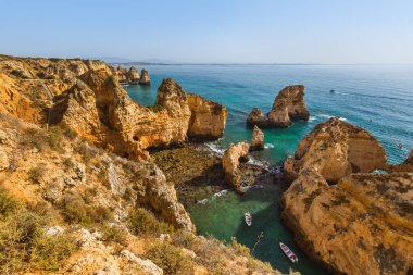 Sahil yakınında Lagos - Algarve Portekiz