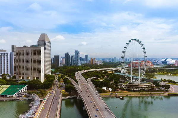 Skyline von singapur — Stockfoto