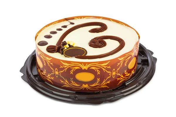 Big circle cake — Stock Photo, Image