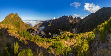 Panorama - Pico Ruivo and Pico do Arierio - Madeira Portugal