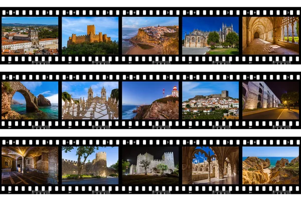 Marcos de película - Portugal imágenes de viaje (mis fotos ) — Foto de Stock