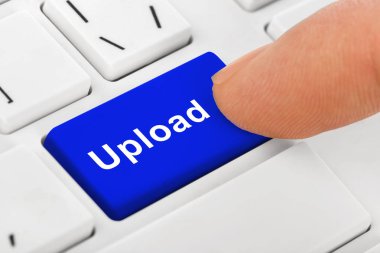 Bilgisayar dizüstü klavye ile Upload anahtar