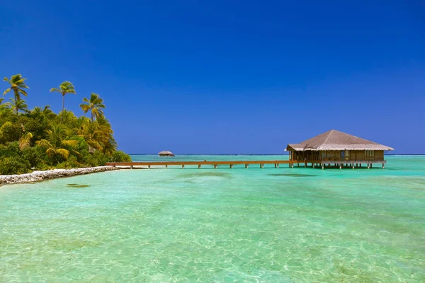 Salón de spa en la isla de Maldivas — Foto de Stock