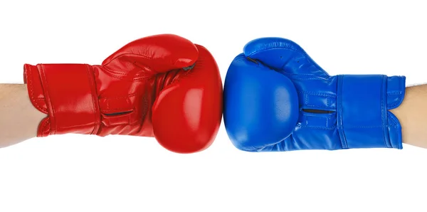 Boxing gloves isolated on white background — Stock Photo, Image