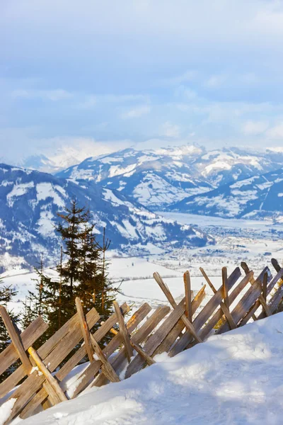 Bergen ski resort kaprun Österrike — Stockfoto