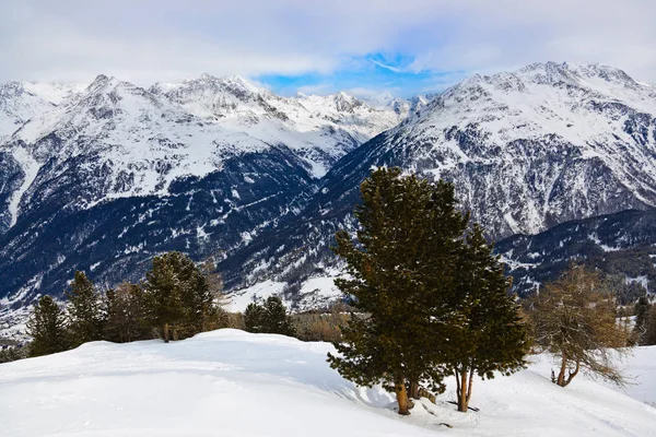 Gebirges Skigebiet Sölden Österreich — Stockfoto