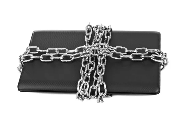 Notebook and chains — Stock Photo, Image