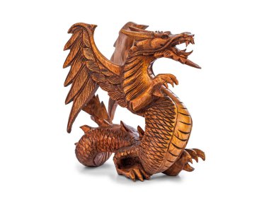 Oyuncak ahşap dragon
