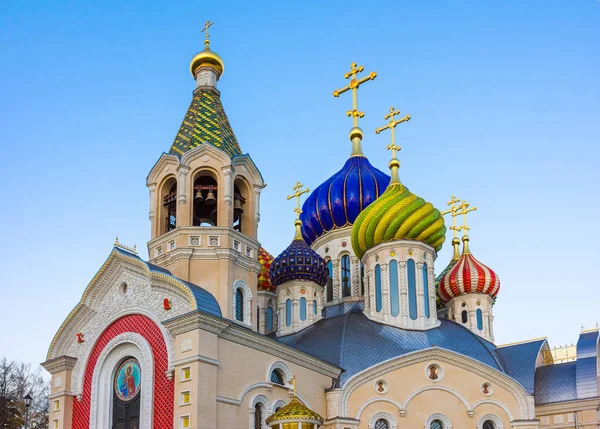 Templom színeváltozása in Peredelkino - Moszkva, Oroszország — Stock Fotó