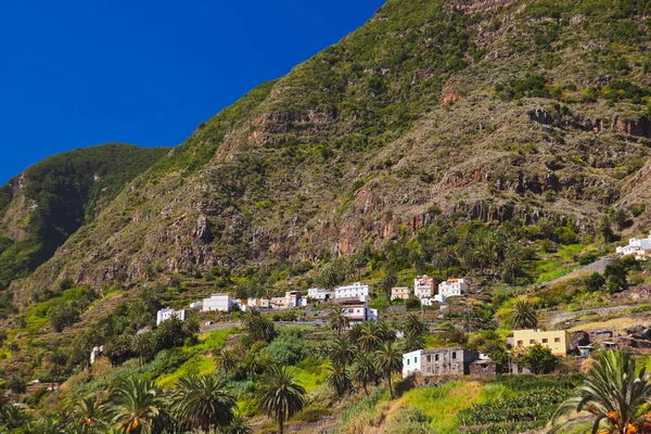 Vale de Hermigua na ilha de La Gomera - Canária — Fotografia de Stock