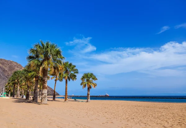Playa Teresitas en Tenerife - Islas Canarias — Foto de Stock