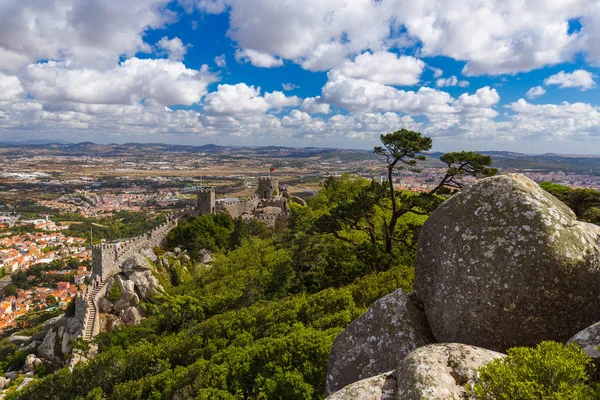 Μαυριτανικό κάστρο στη Sintra - Πορτογαλία — Φωτογραφία Αρχείου