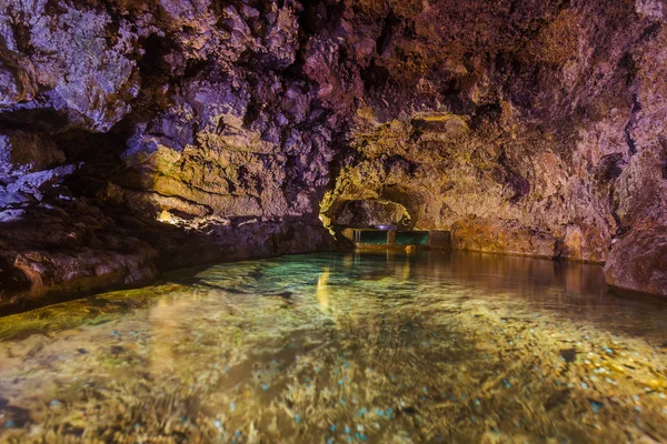 Vulkanické jeskyně v Sao Vicente - Madeira Portugalsko — Stock fotografie