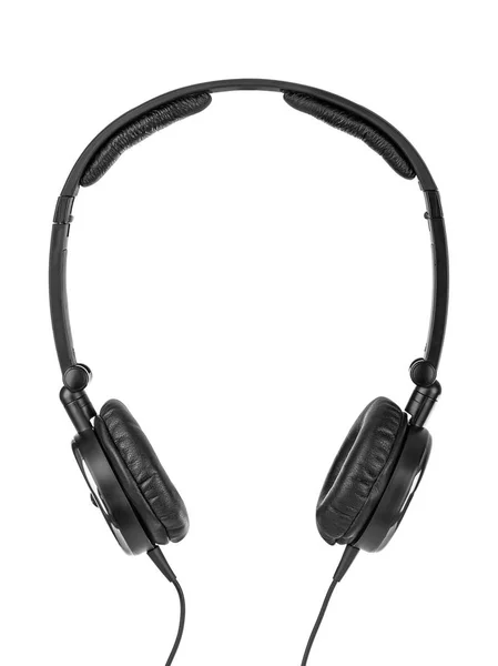 Fones de ouvido isolados no fundo branco — Fotografia de Stock