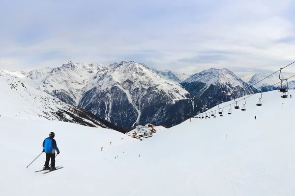 Mountains ski resort Solden Austria — Stock Photo, Image