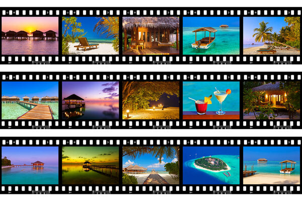 Frames of film - Maldives beach shots (my photos)