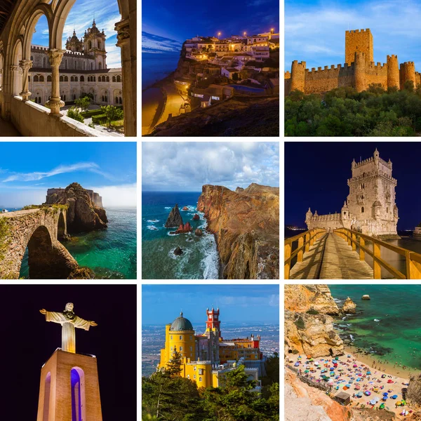 Collage d'images de voyage Portugal (mes photos ) — Photo