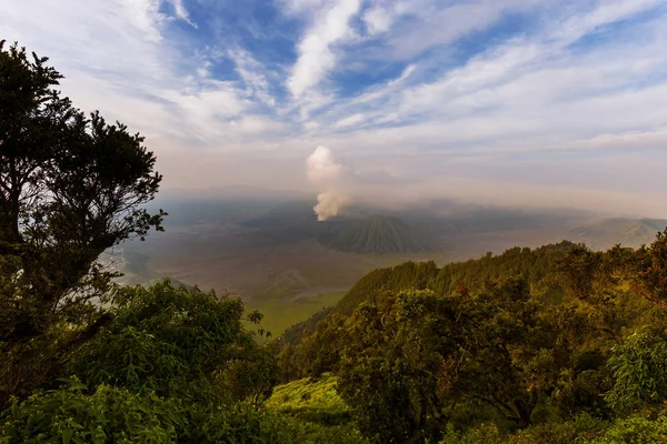 Wulkan Bromo Góra - Wyspa Java Indonezja — Zdjęcie stockowe