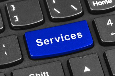 hizmet anahtarı ile bilgisayar notebook klavye