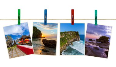 Bali Endonezya Seyahat görüntüleri (Resimler) clothespins üzerinde