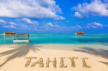 Word Tahiti sahilde