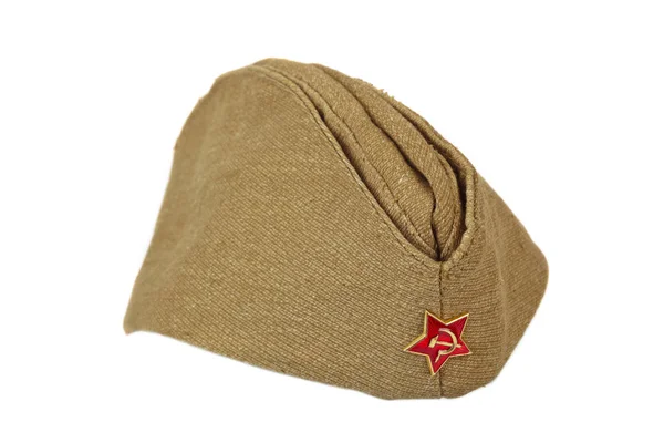 Soviet Army soldiers forage-cap — Stock Photo, Image