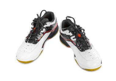 Spor spor ayakkabı beyaz arka plan üzerinde izole