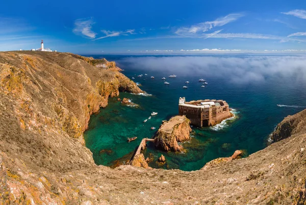 Fort Berlenga Island - Portekiz — Stok fotoğraf