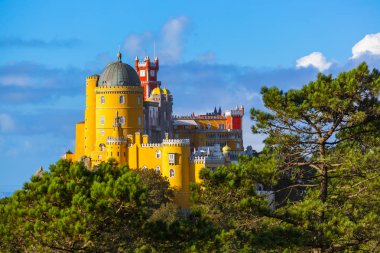 Pena Palace in Sintra - Portugal clipart