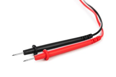 Beyaz arka plan üzerinde izole elektrik multimetre