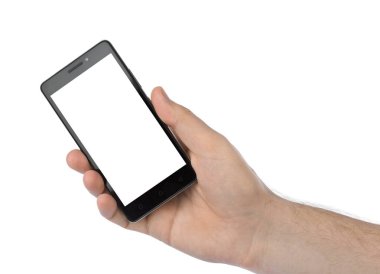 Akıllı telefonlu el.