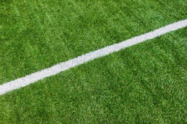 Futbol futbol sahası satırlarında